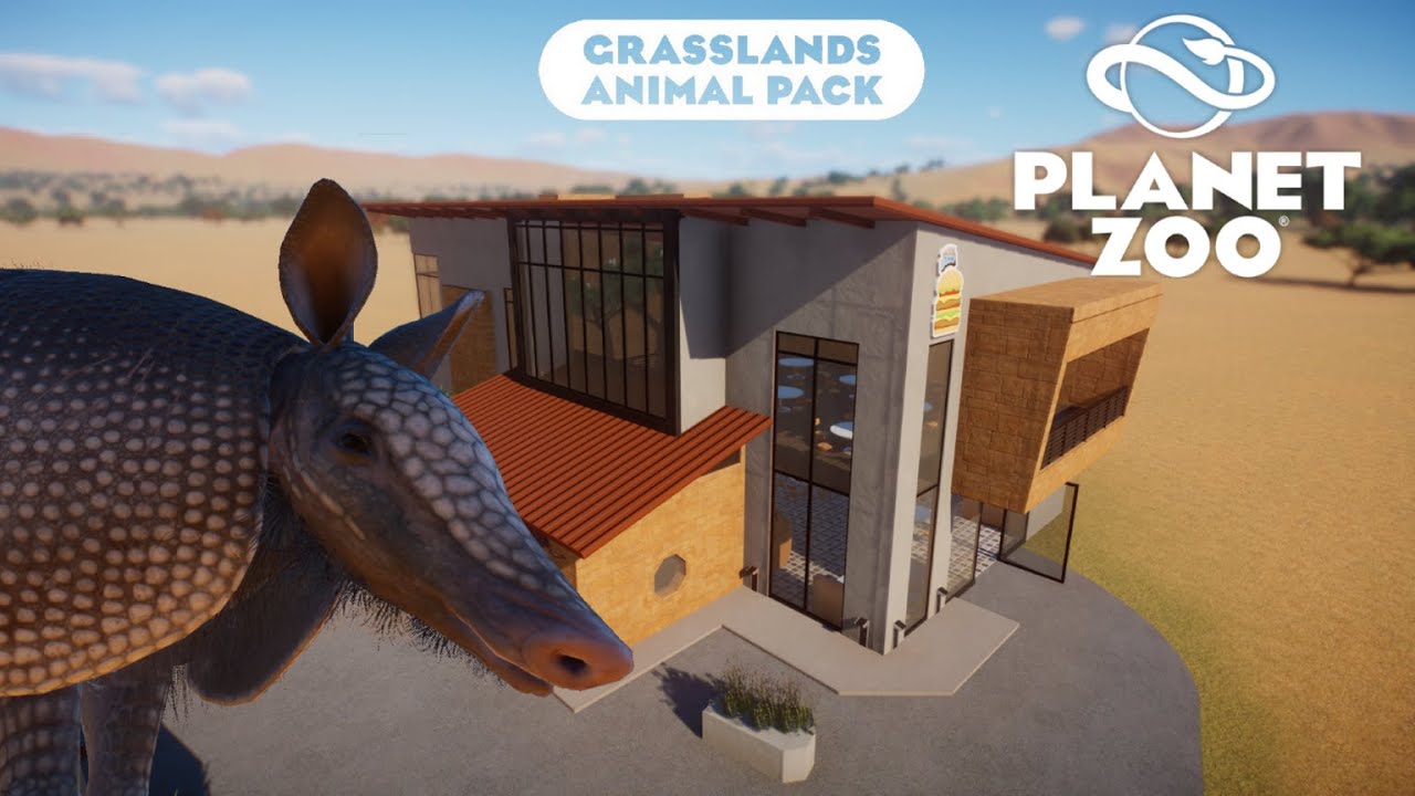 Nine-Banded Armadillo || Grassland Animal Pack || Planet Zoo