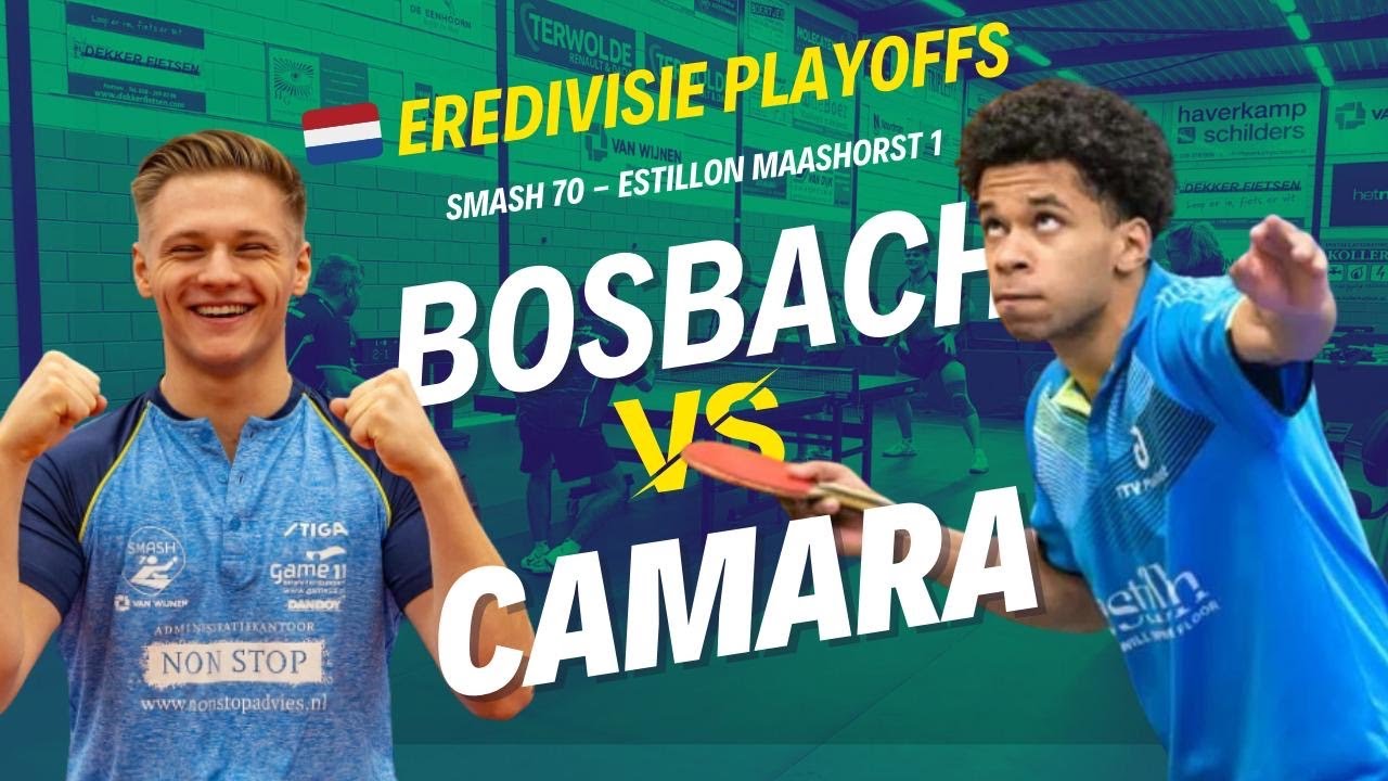 Gabrielius Camara vs. Lukas Bosbach: Einseitiges Duell in den niederländischen Playoffs 🏓💥