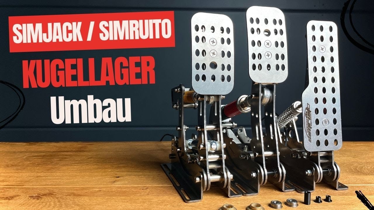 Simjack / SimRuito Simracing Pedale Kugellager Mod