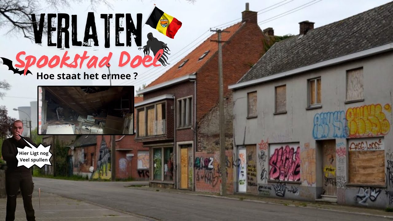 EEN KIJKJE 👀 NEMEN IN HET VERLATEN  SPOOKDROP 👻 DOEL IN BELGIË