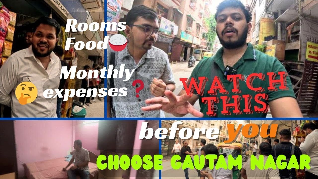Finding Rooms in Gautam Nagar? 😱| Cost of Living 💼, food 🍛| Gautam Nagar really Worth? 🫠