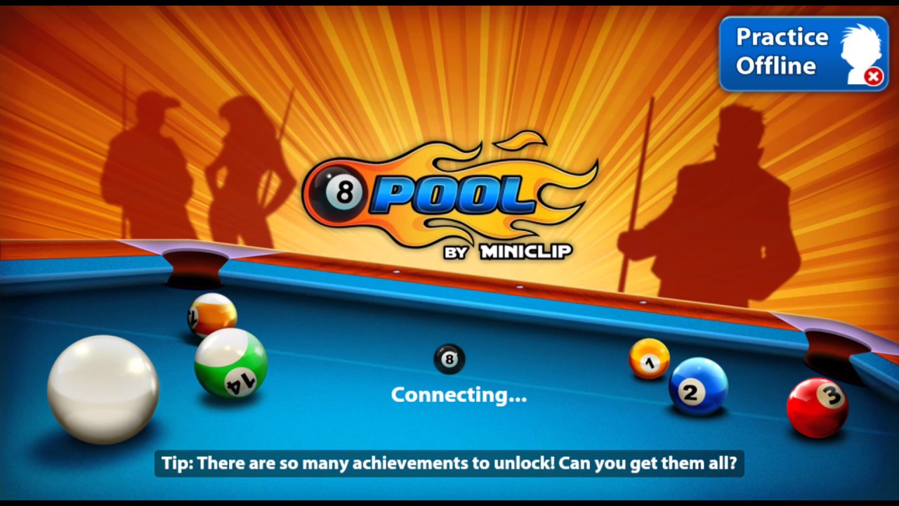 Playing 8 ball pool 🎱
