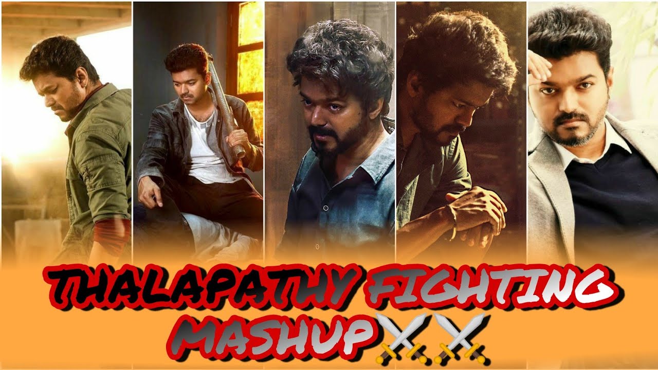 THALAPATHY FIGHTING MASHUP⚔️⚔️whatsapp status/Tamil/1080p/Jeeva beatz