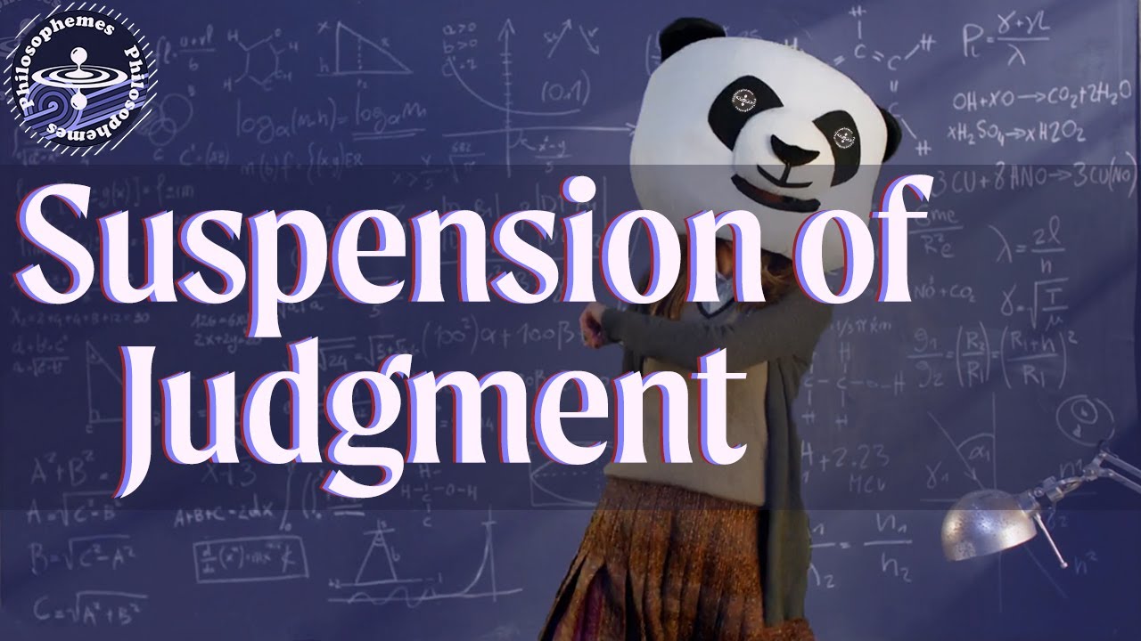 Suspension of Disbelief vs. Suspension of Judgment