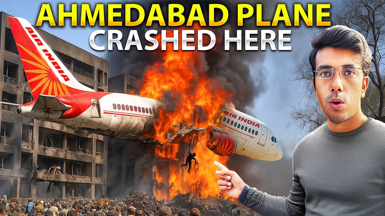 Real Place where Air India Flight Crashed 😱