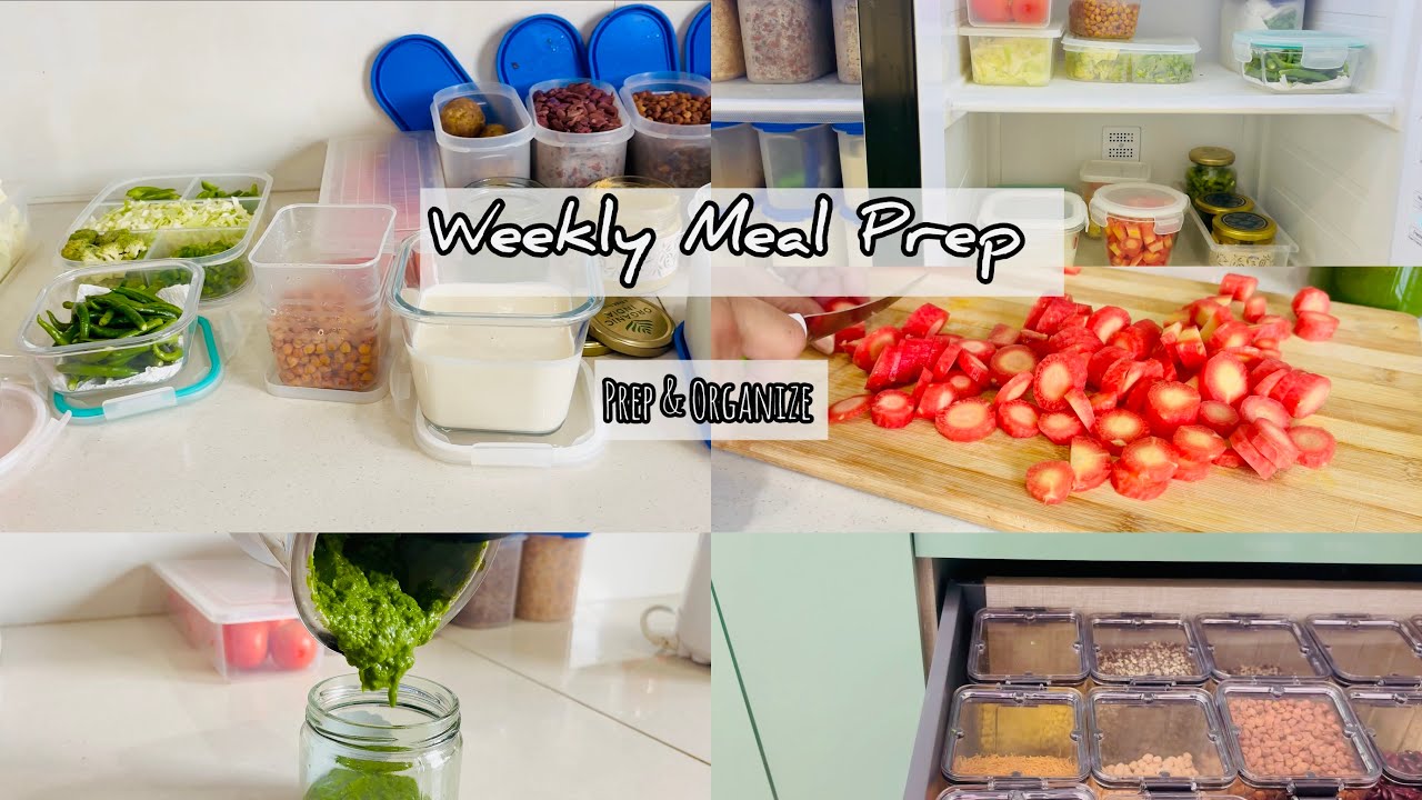 Easy Indian Meal Prep |Only Prep & Fridge Restock 