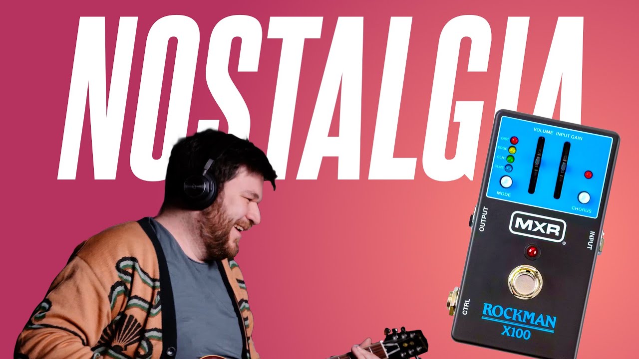 PURE NOSTALGIA! MXR Rockman X100 is here!