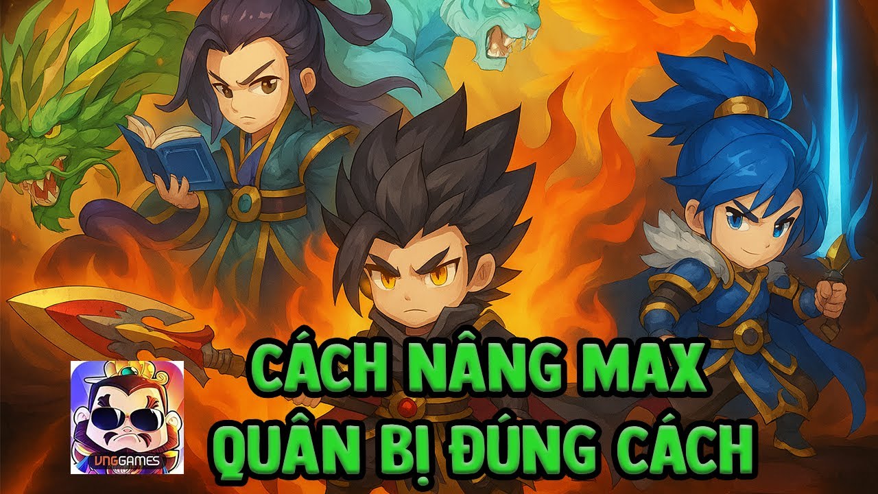 MẸO NÂNG MAX CẤP QUÂN BỊ CHO NEWBIE | TAM QUỐC PHẢN CÔNG VNG
