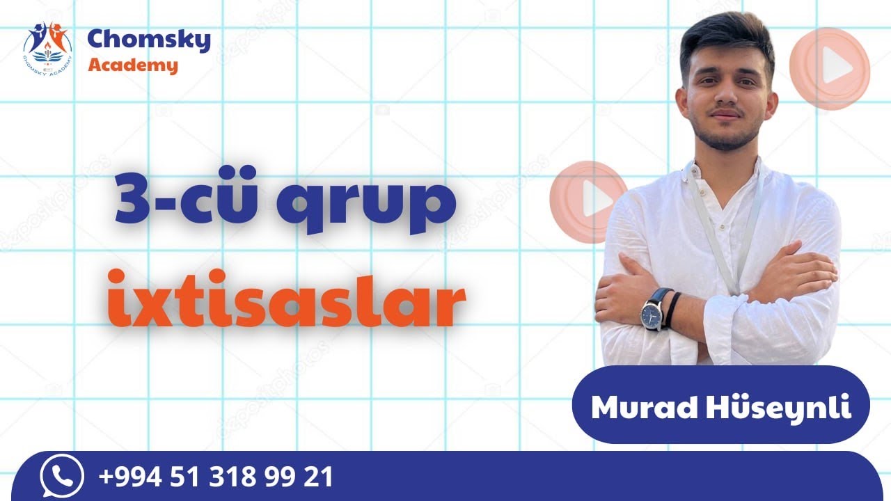 ✅III qrup ixtisaslar haqqında məlumat