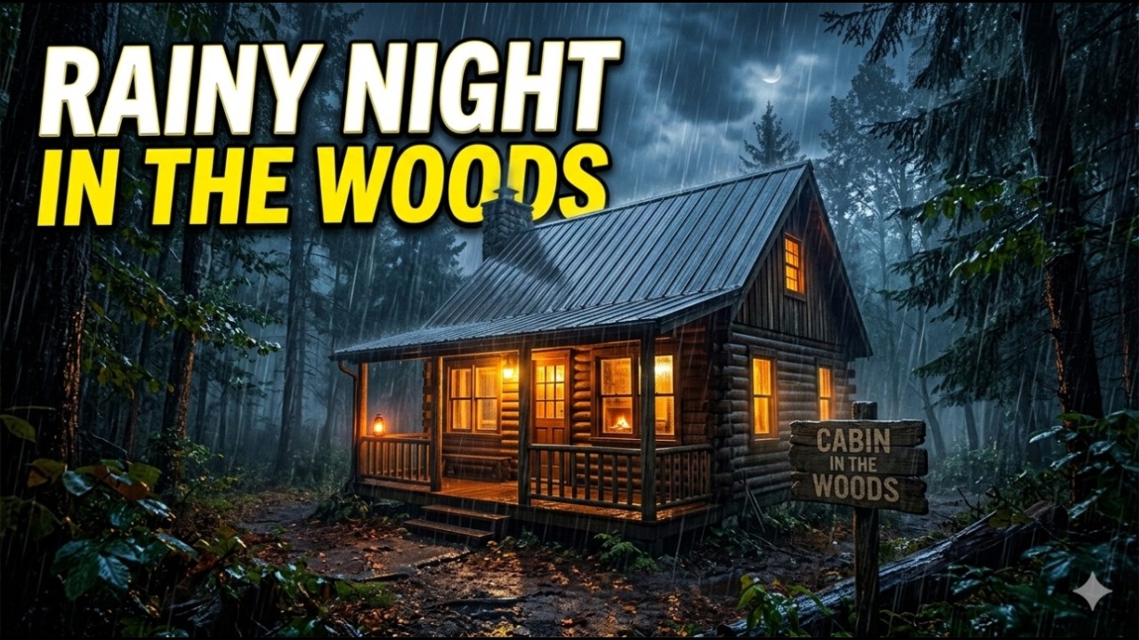 8 Hours Heavy Rain & Rolling Thunder - Black Screen for Deep Sleep
