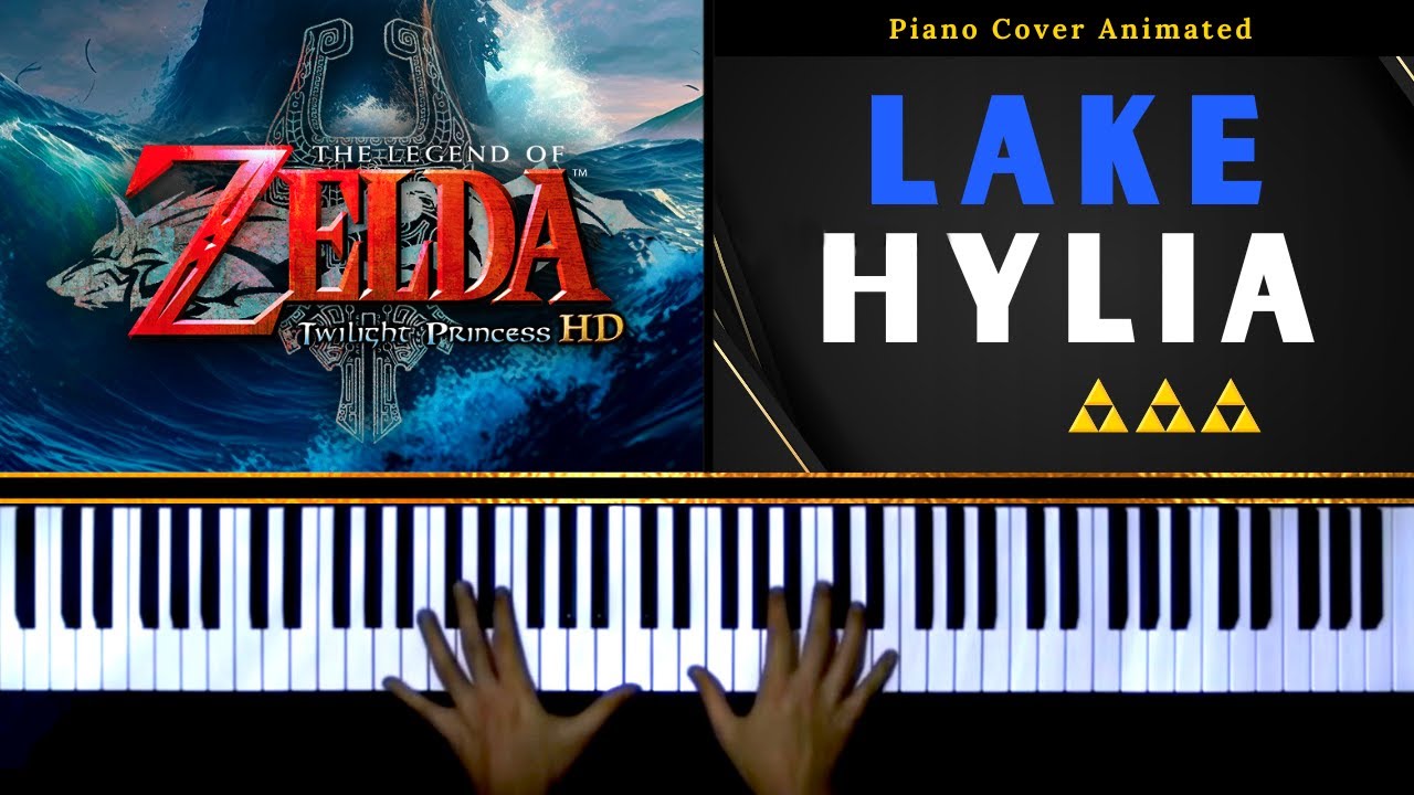 Zelda Twilight Princess HD - Lake Hylia, Piano