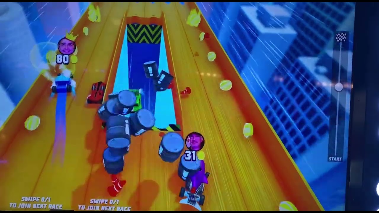 HOT WHEELS KING OF THE ROAD ARCADE G FORCE 1ST PLACE