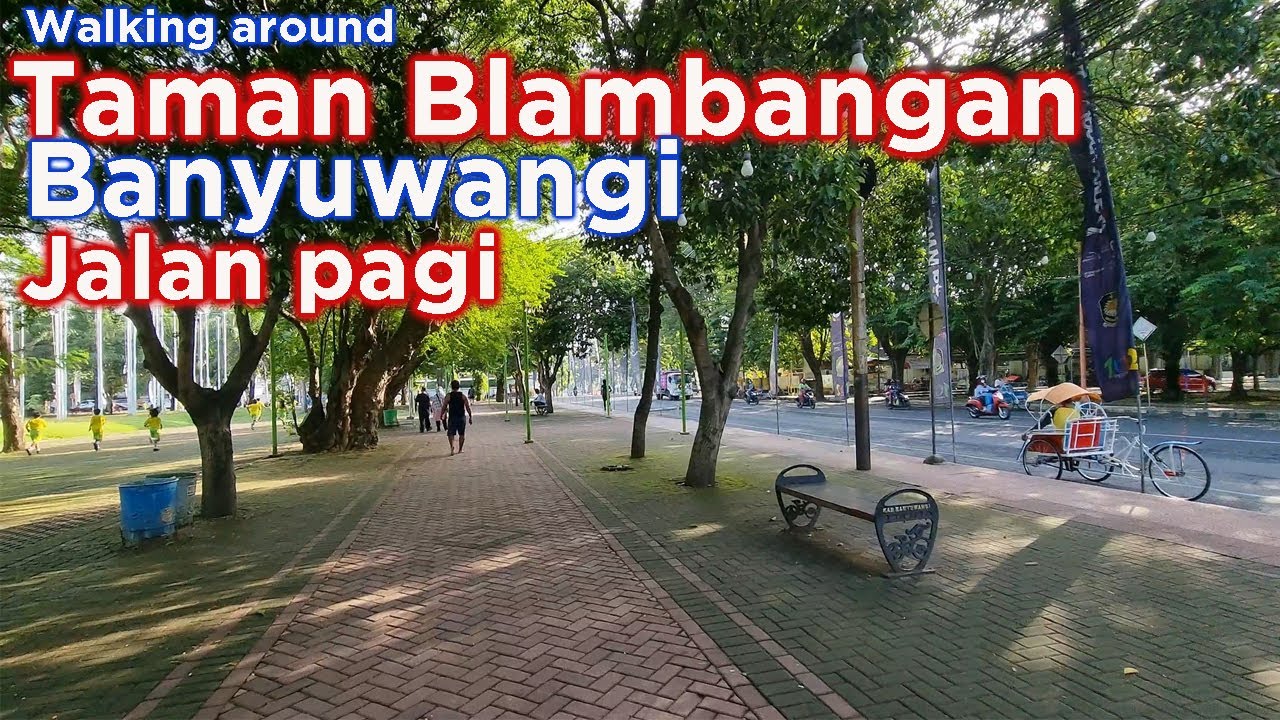 Taman Blambangan Banyuwangi ~ Walking around