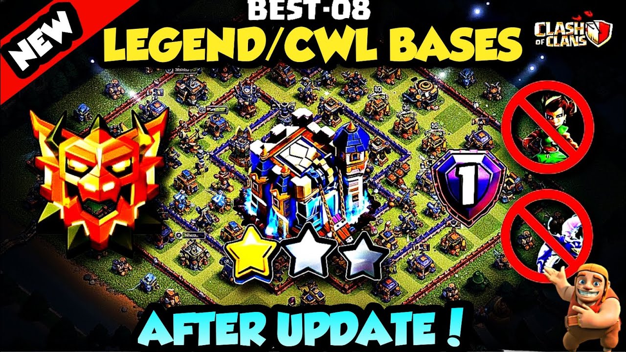 *NEW TH18 CWL BASE* LINKS | BEST ANTI 3 STAR WAR & LEGEND BASE | CLASH OF CLANS