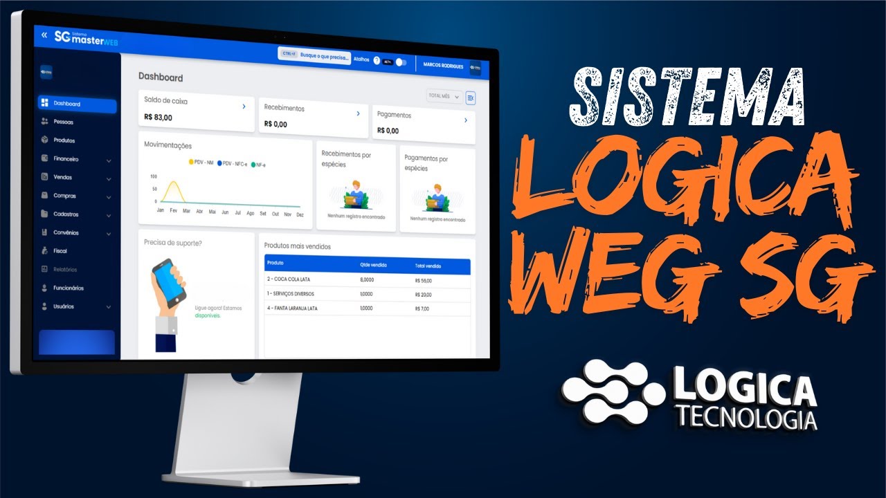 LOGICA WEB SG - Novo sistema 100% web para Gestão de Empresas e Lojas em geral!