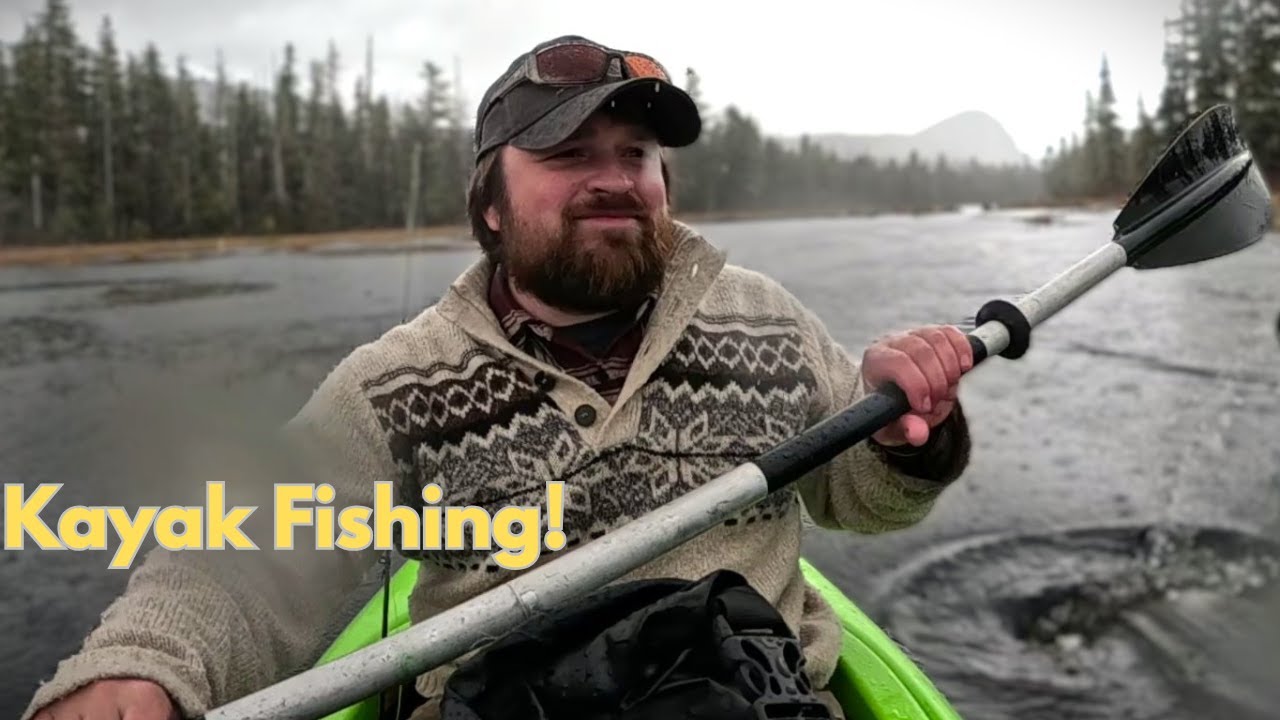 Alaska Kayak Fly Fishing in the Rain
