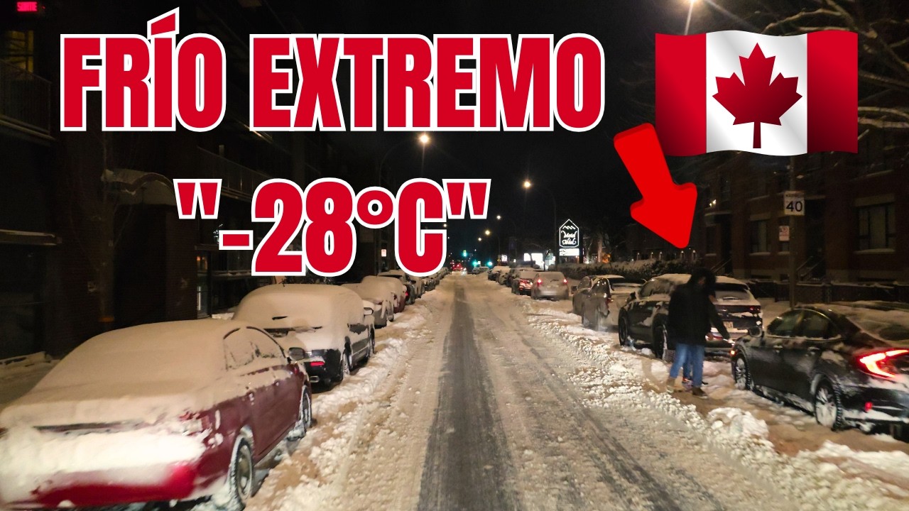 ASÍ ES MANEJAR a -28°C en CANADÁ 🥶 La Pura Verdad [8K]