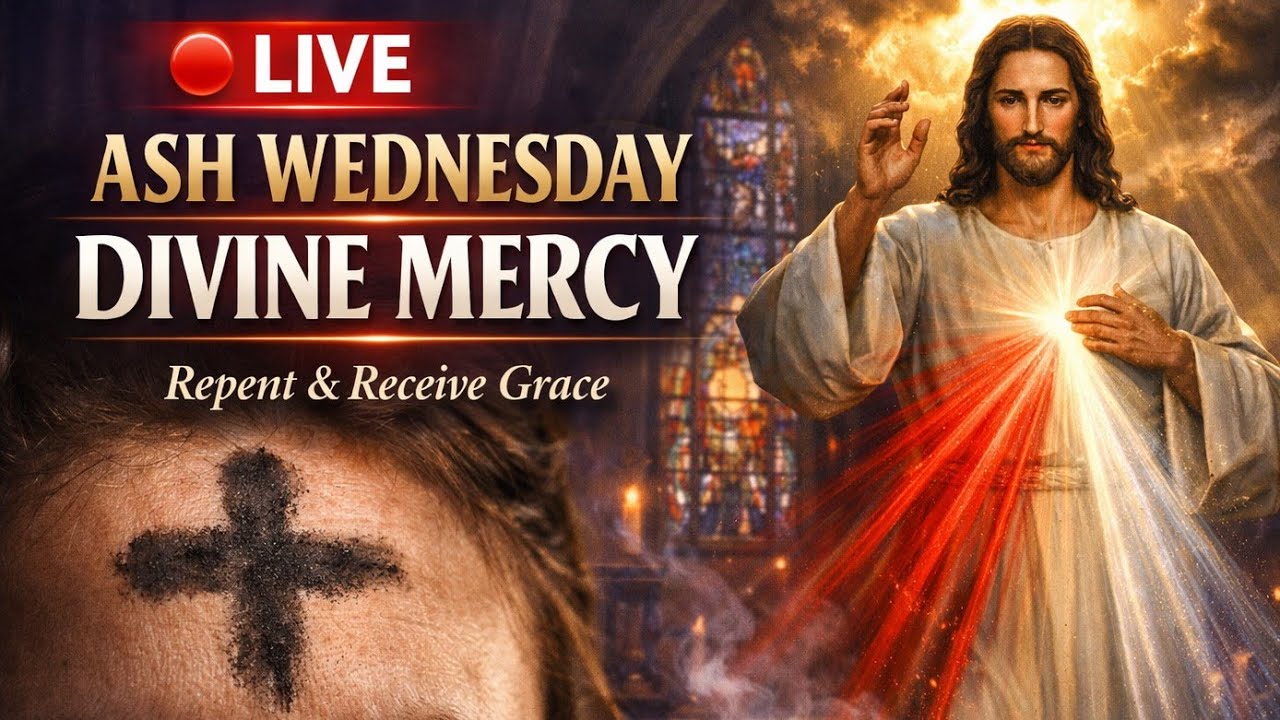 Catholic Prayer Movement is live!Ash Wednesday Divine Mercy| Prayer for Forgiveness#DivineMercy#Lent