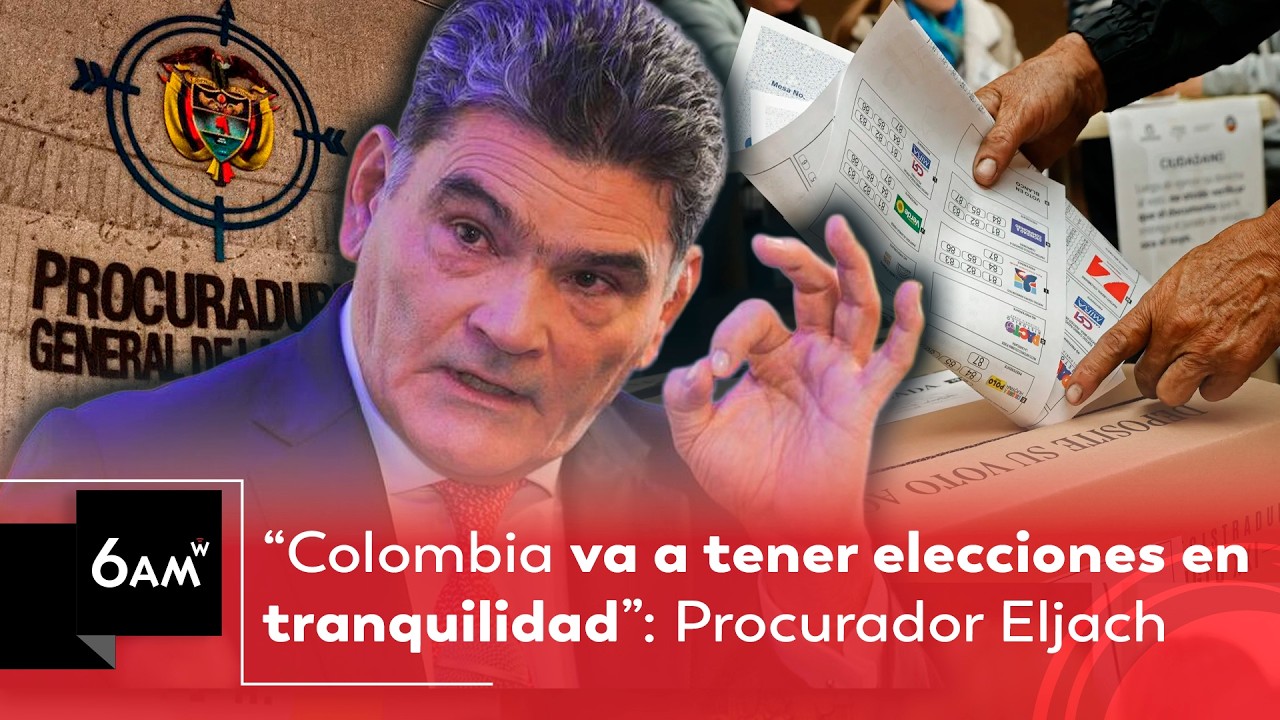 ¿Hay garantías reales para votar en elecciones 2026? Procurador Gregorio Eljach responde | 6AM W