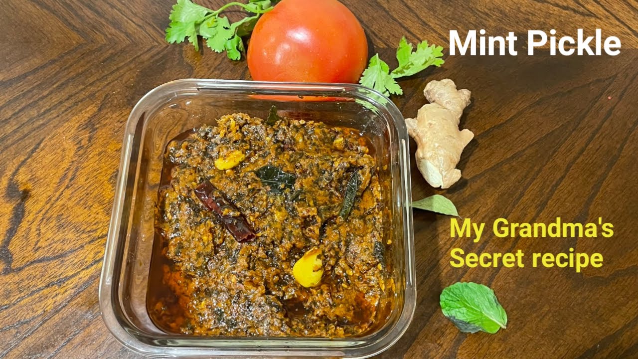 Grandma secret recipe | Mint Pickle | Pudina nilava pachadi | Pudina chutney | Mint Chutney Recipe