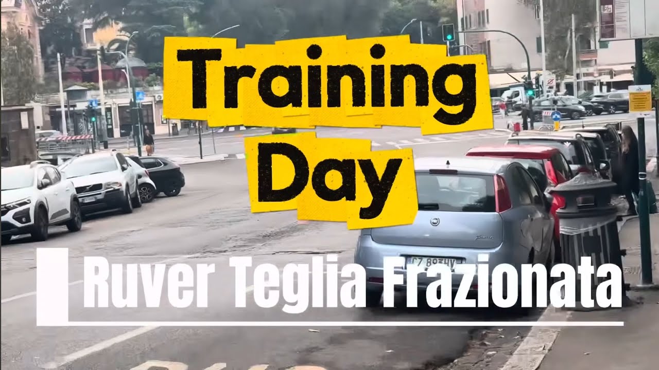 Un TRAINING DAY molto FRAZIONATO - RUVER Teglia Frazionata