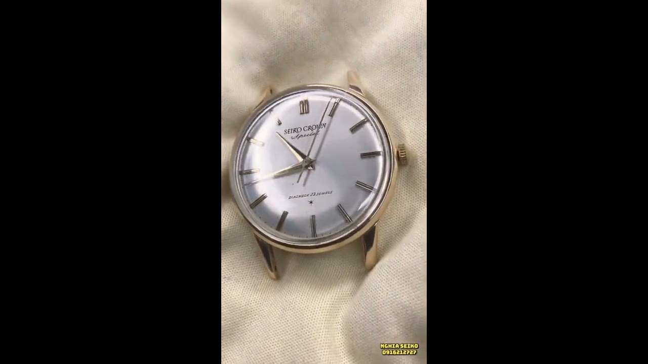 SEIKO CROWN SPECIAL Diashock 23 jewels. 14K GOLD FILLED