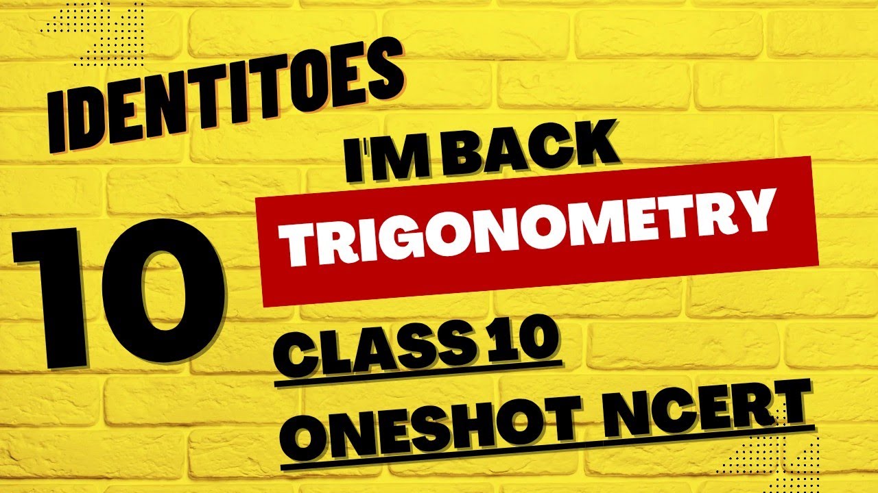 Trigonometry class 10 oneshot revision all ncert questions 🙋 | oneshot trigonometry class 10 ncert 💪