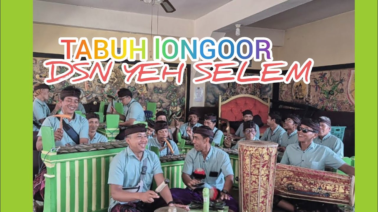 tabuh gong longor  dari Sekaa gong  darma budaya DSN yeh selem
