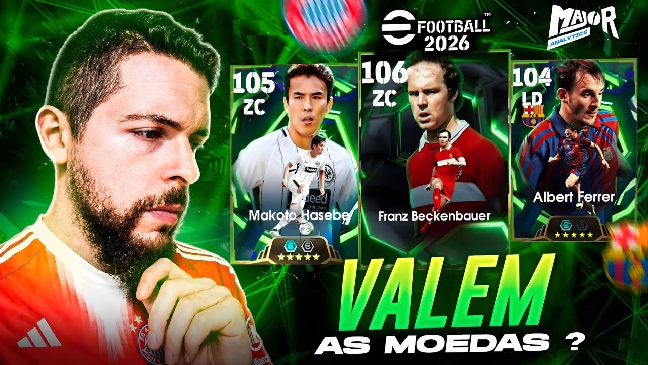 ANÁLISE COMPLETA 🔥 BECKENBAUER, FERRER E HASEBE VALEM A PENA? | eFootball 2026