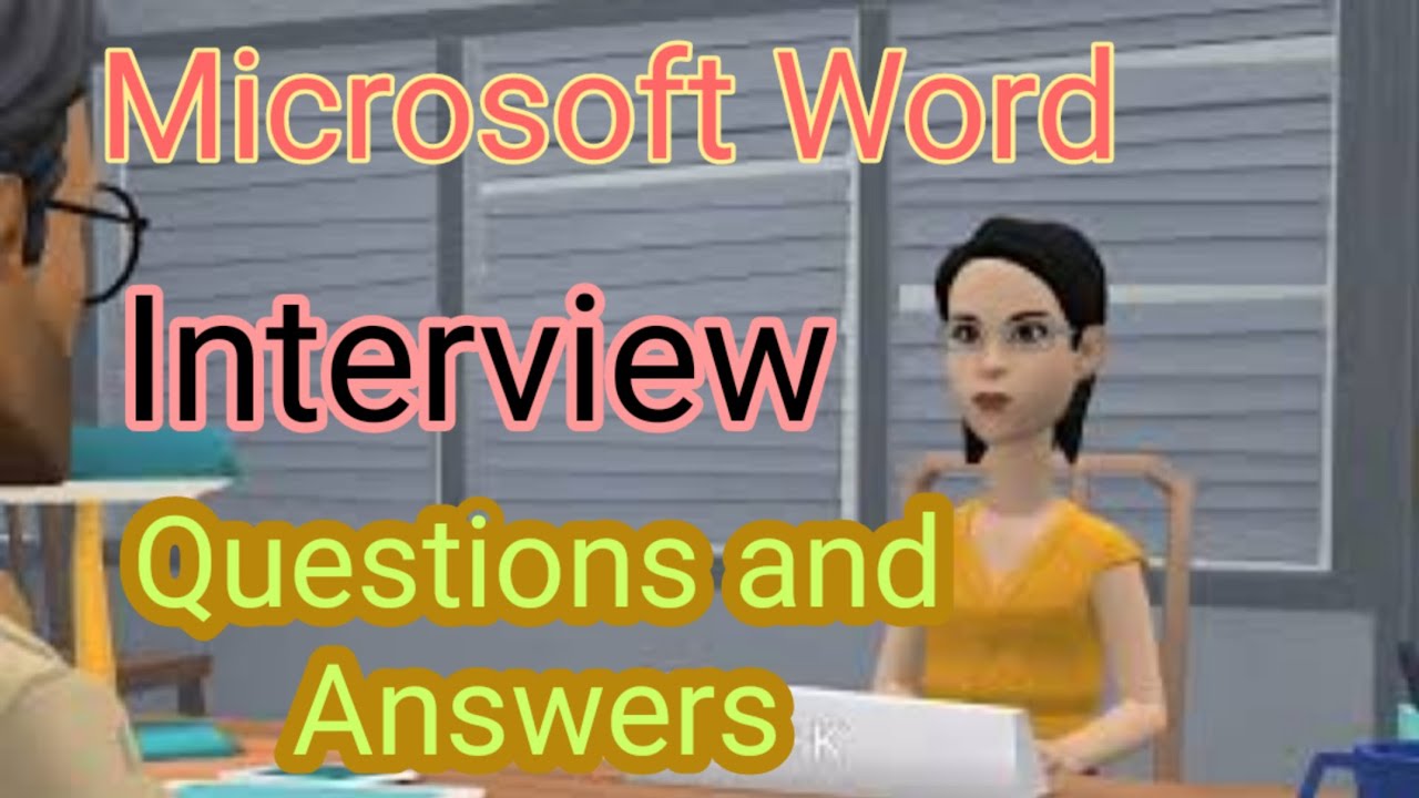 Microsoft Word Interview questions and answers #msword #dataentry #upgradingway #interviewquestions