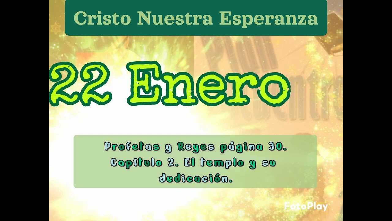 Plan Encuentro 4 - 22 Enero 