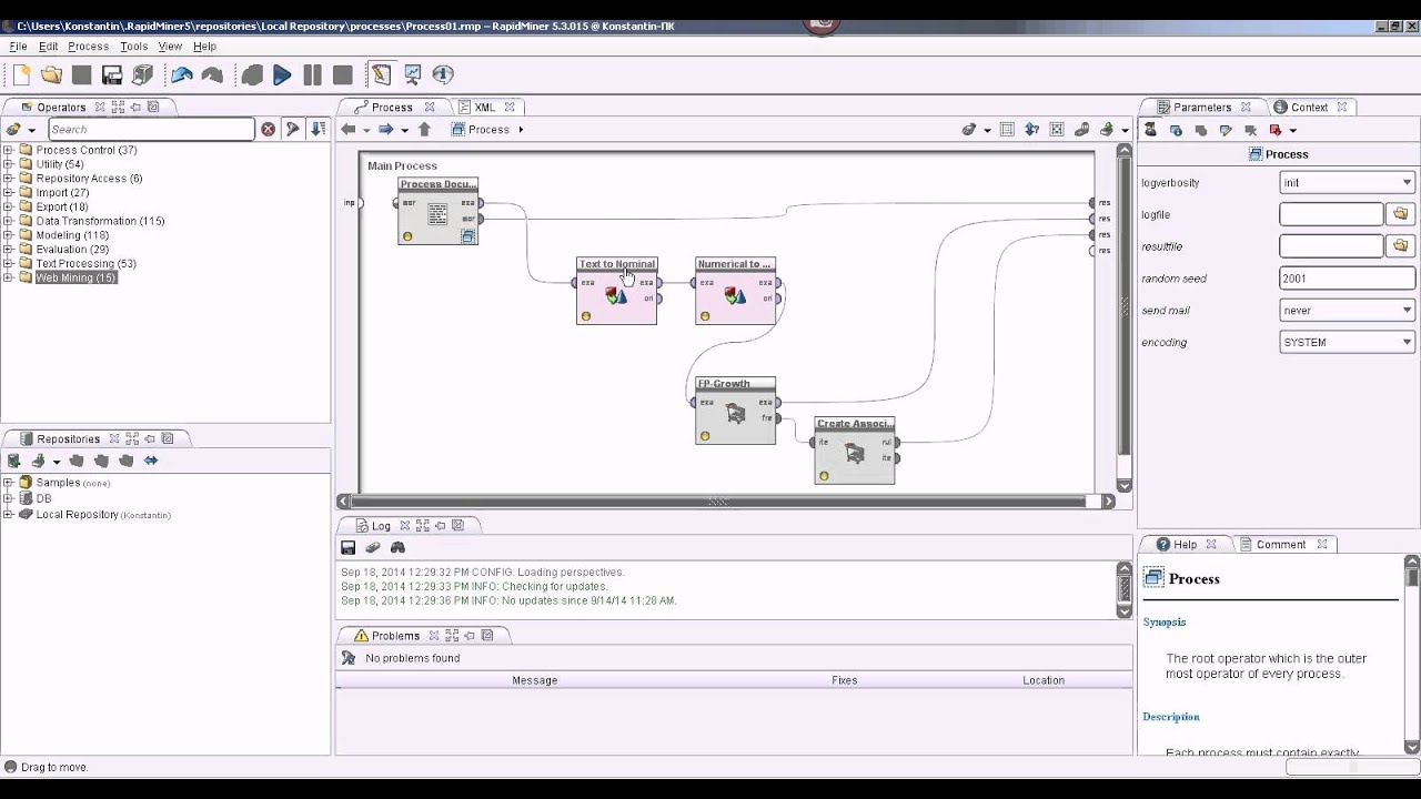 Text Mining, кластеризация текста в RapidMiner
