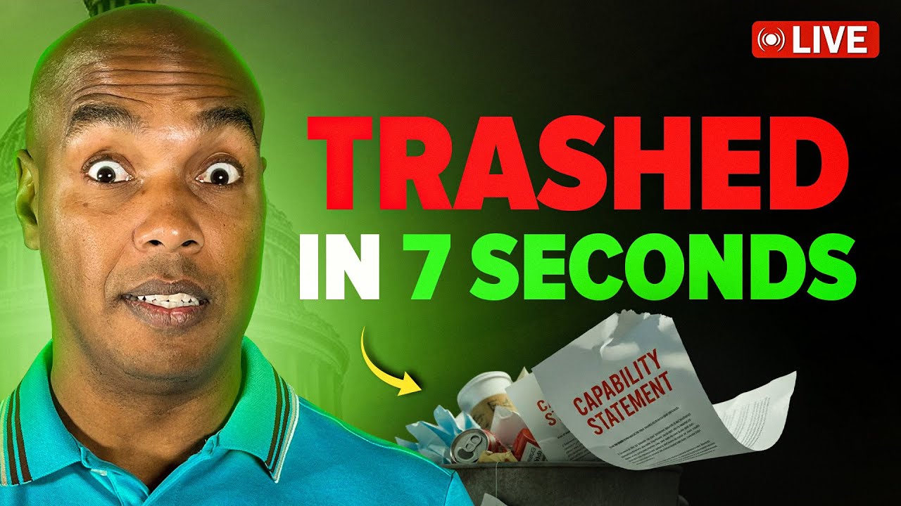 Your Capability Statement Is Failing (Here&rsquo;s How to Fix It in 7 Seconds)