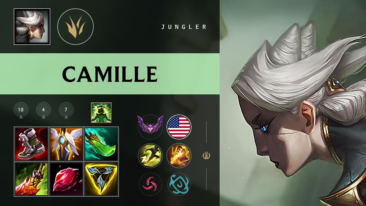 Camille Jungle vs Ambessa - NA Master Patch 26.10