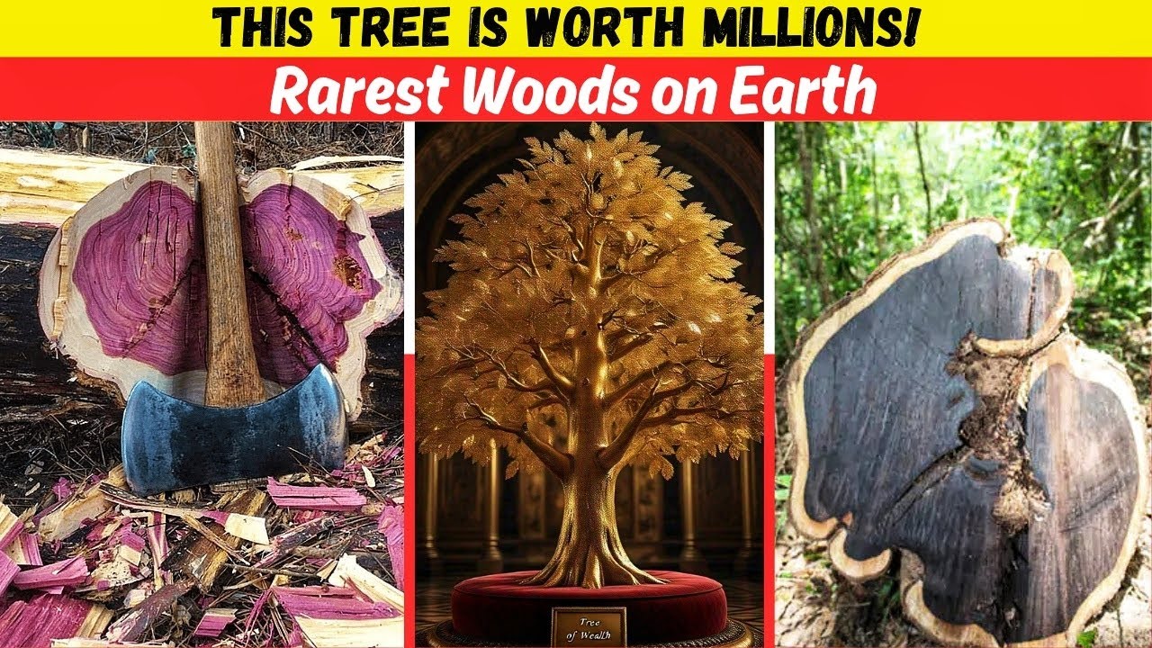 Million-Dollar Trees?! Discover the World&rsquo;s Rarest Wood 🌲💎