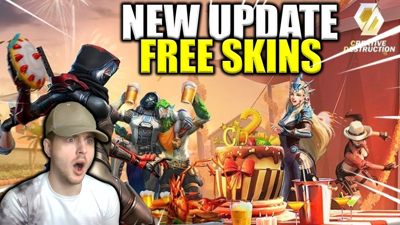 OMG YOU GET FREE SKINS!!! 2 Year Anniversary Creative Destruction