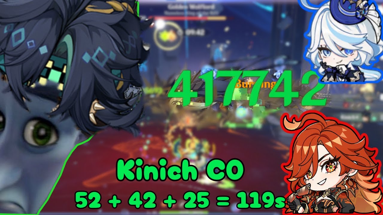 [5.2] No Emilie?... | Kinich Mavuika C0 | 119s Top Half Continuous Speedrun | Genshin Impact