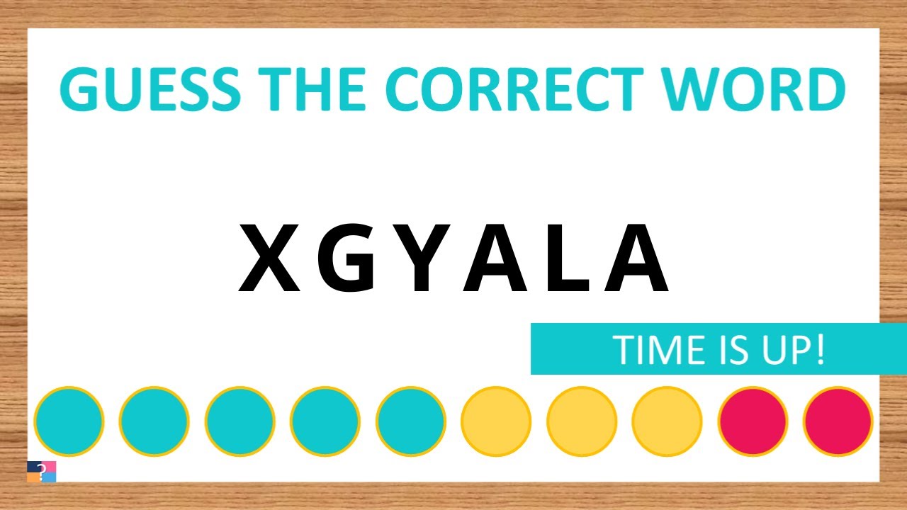 Guess the Correct Word! Unscramble in Record Time! 6 Letters | Agent Quiz