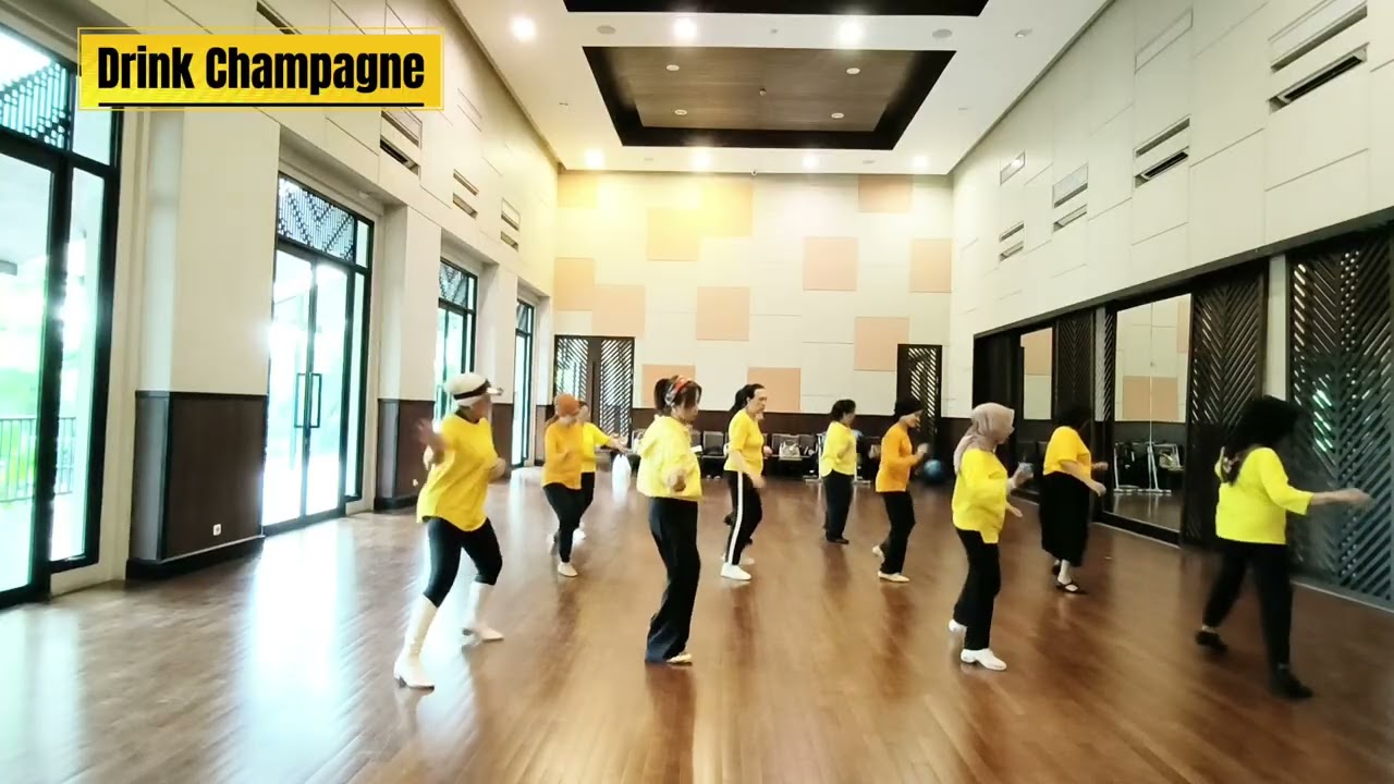 Drink Champagne - Linedance// Choreo : Maddison Glover (AUS)//Improver - October 225
