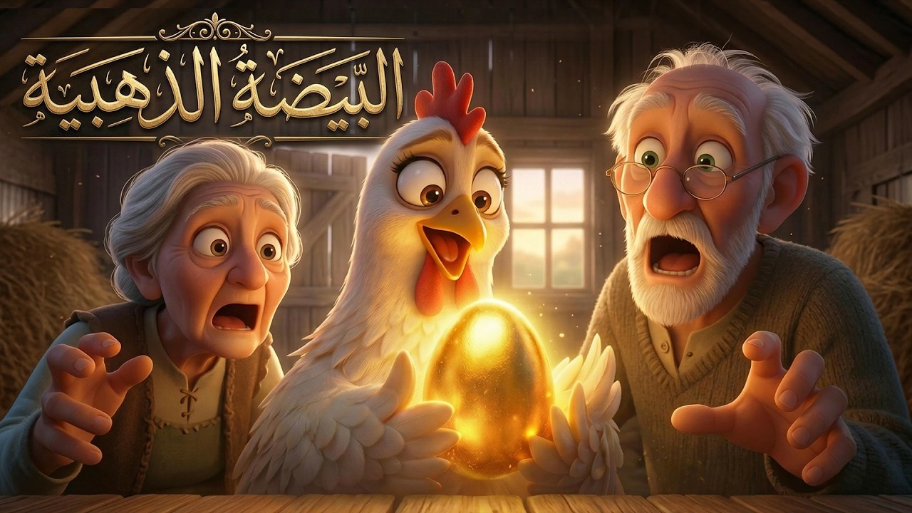 قصة البيضة الذهبية - يحكيها لكم آدم بشكل ممتع للأطفال