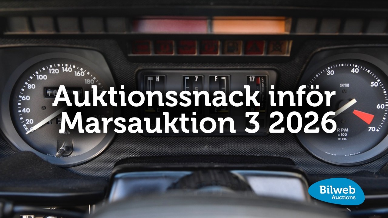 Auktionssnack inför Marsauktion 3 2026