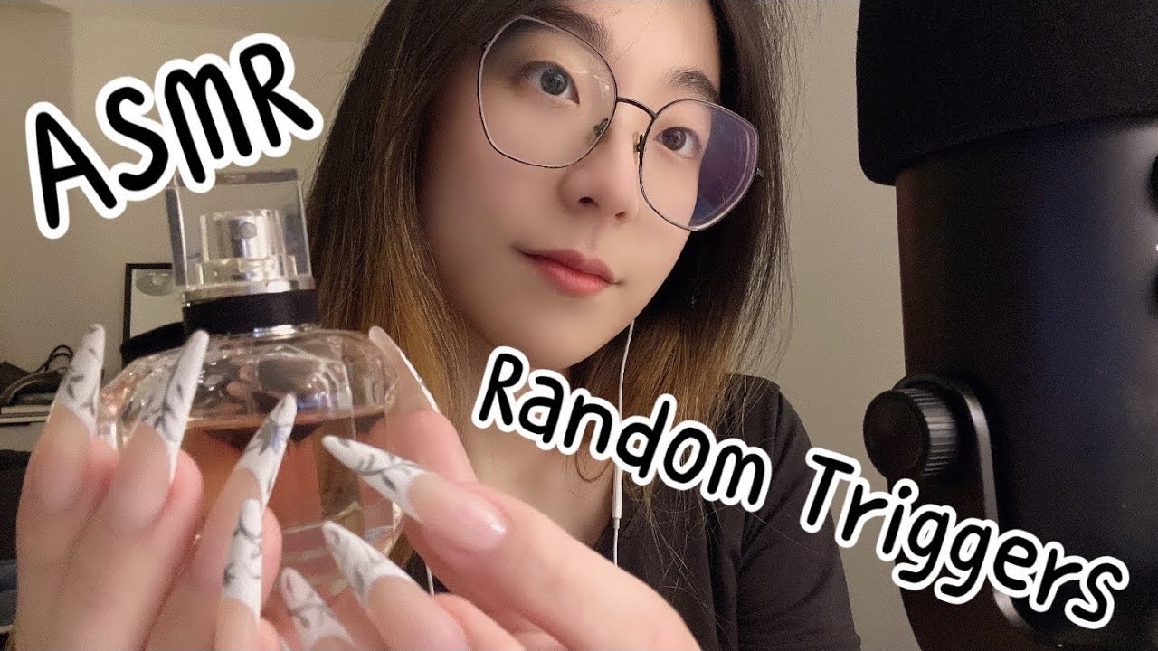ASMR | Random Triggers (Hand Sounds, Mouth Sounds, Nail Tapping & Mic Triggers)