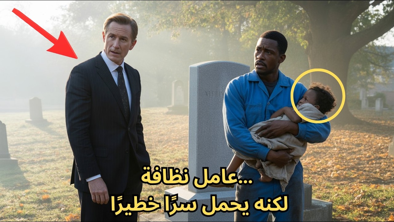 ملياردير يزور قبر ابنته… فيكتشف أن عامل نظافة يحمل حفيده! | قصة لن تنساها
