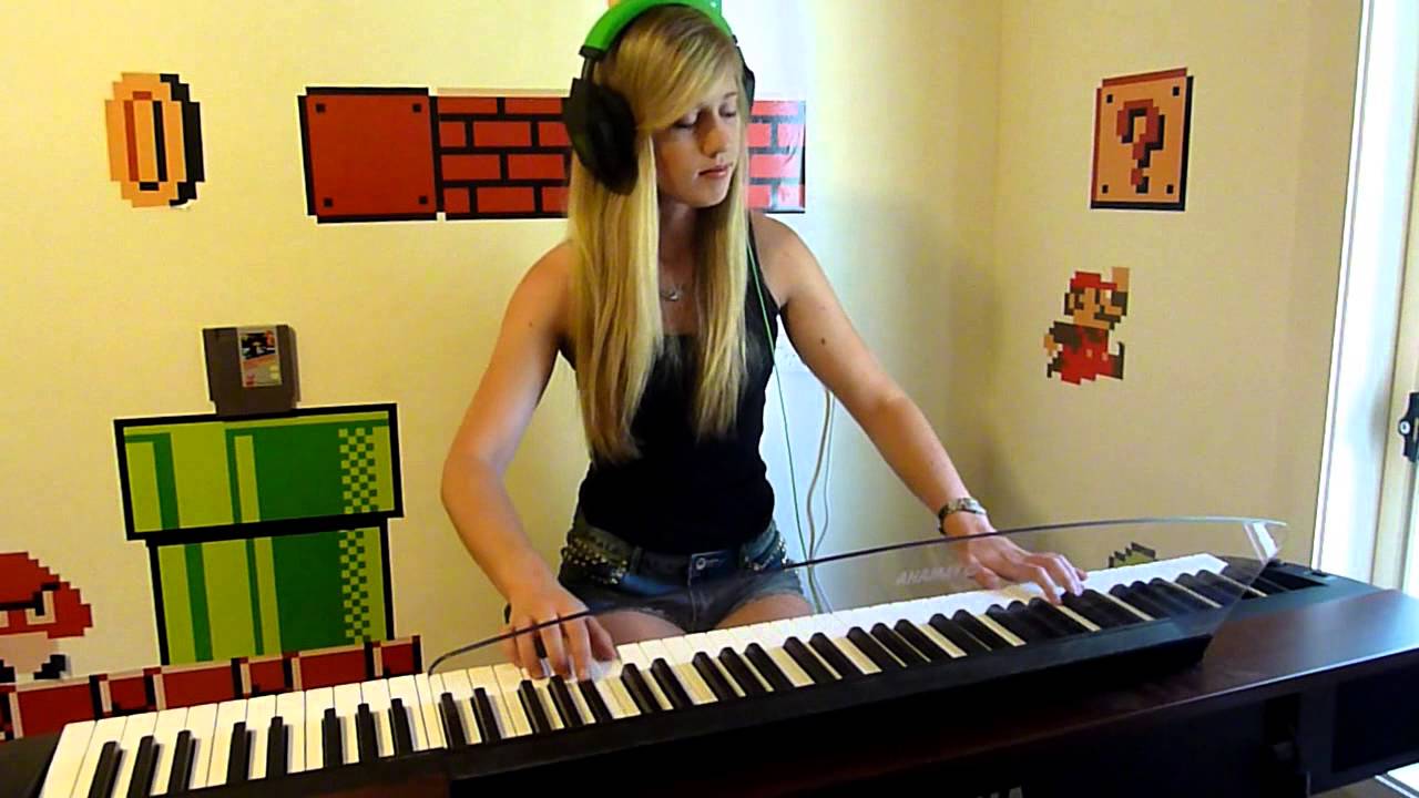 Lara plays 'Kraid's Lair' from Metroid (NES) on piano