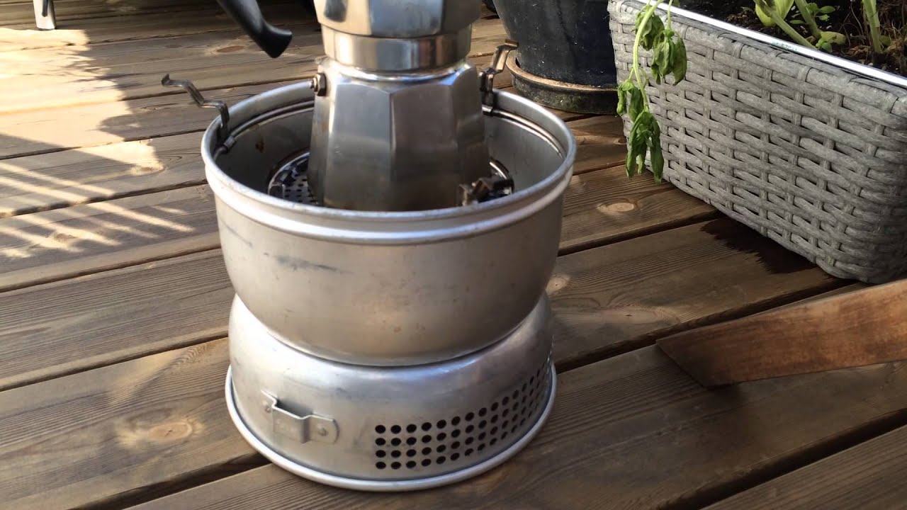 Espresso on a Trangia stove