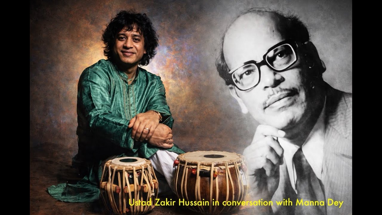 Manna Dey with Zakir Hussain