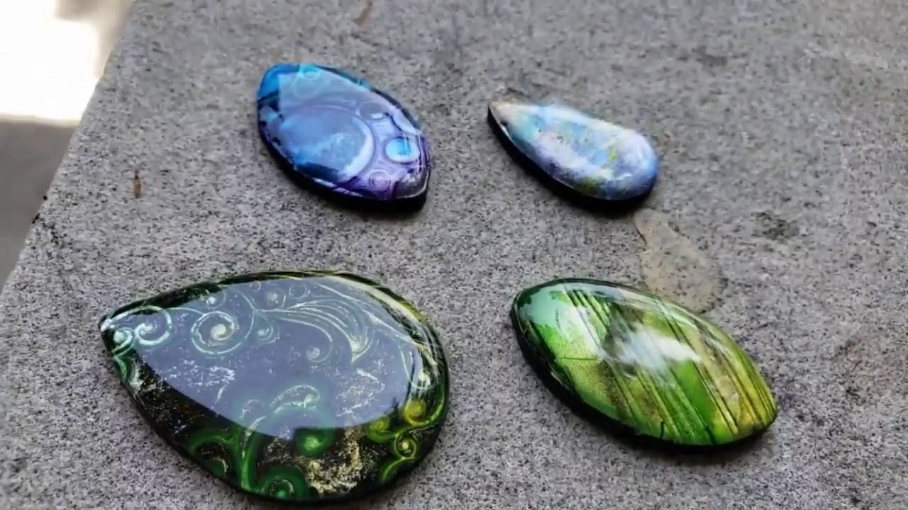 Resin and Clay Cabochons
