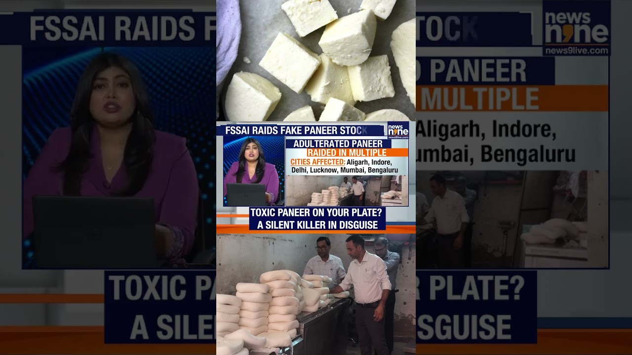 Food Safety Alert: 550kg Fake Paneer Seized | FSSAI Warns Consumers | News9