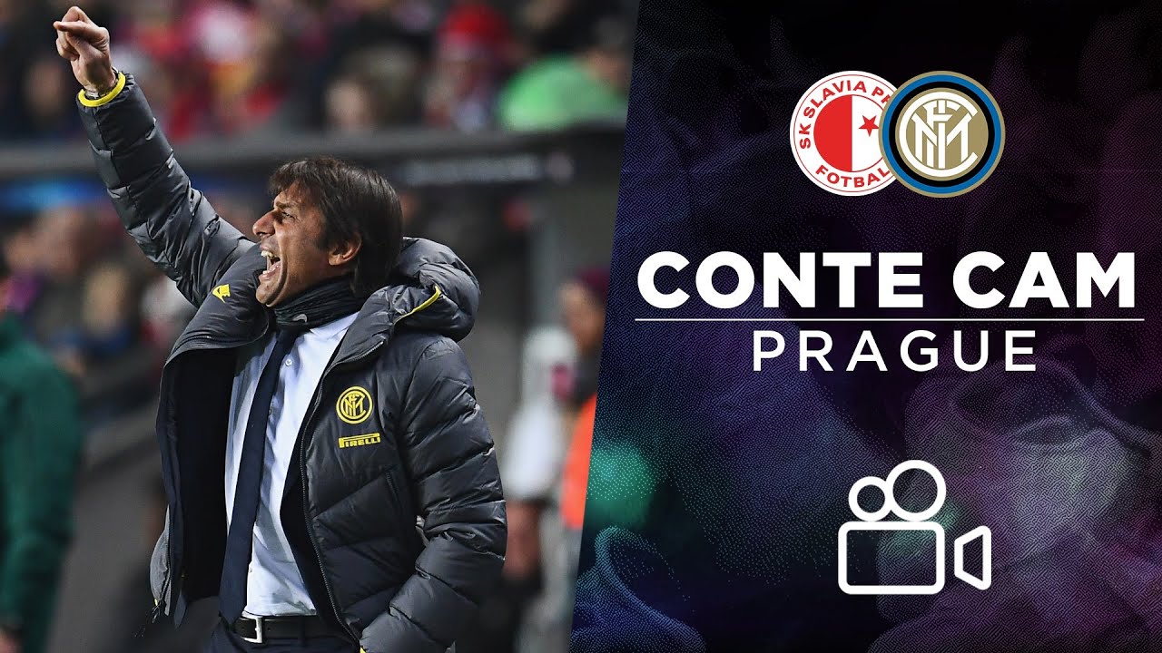 SLAVIA PRAHA 1-3 INTER | CONTE CAM 📹⚫🔵