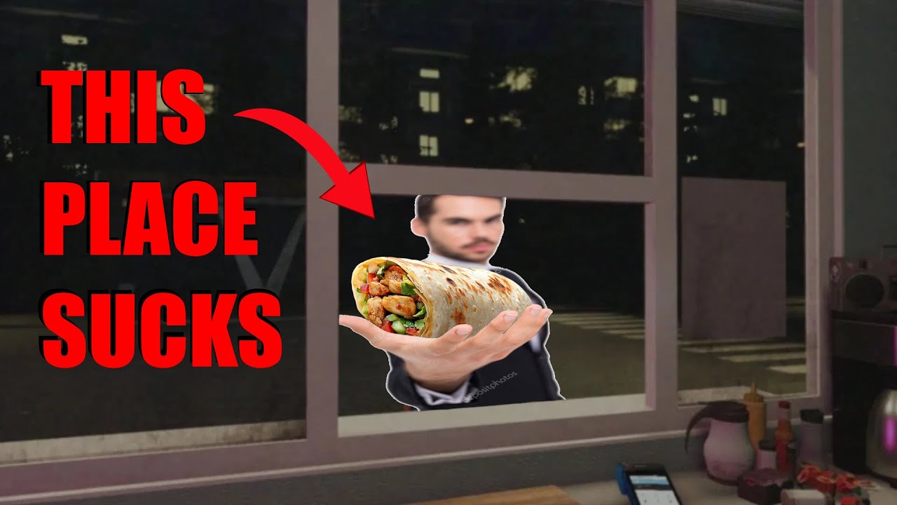 I HATE THIS J*B | Scary Shawarma Kiosk